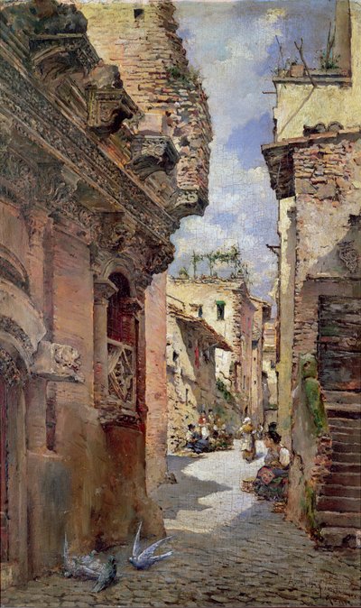 Italienische Hintergasse von Arcadi Mas i Fondevila